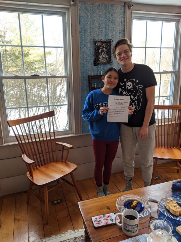 Cody & Angela at Hauller House