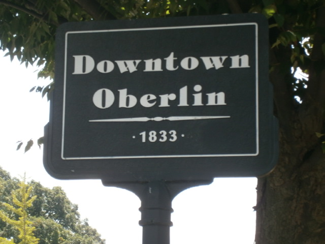 Downtown Oberlin in the Sun