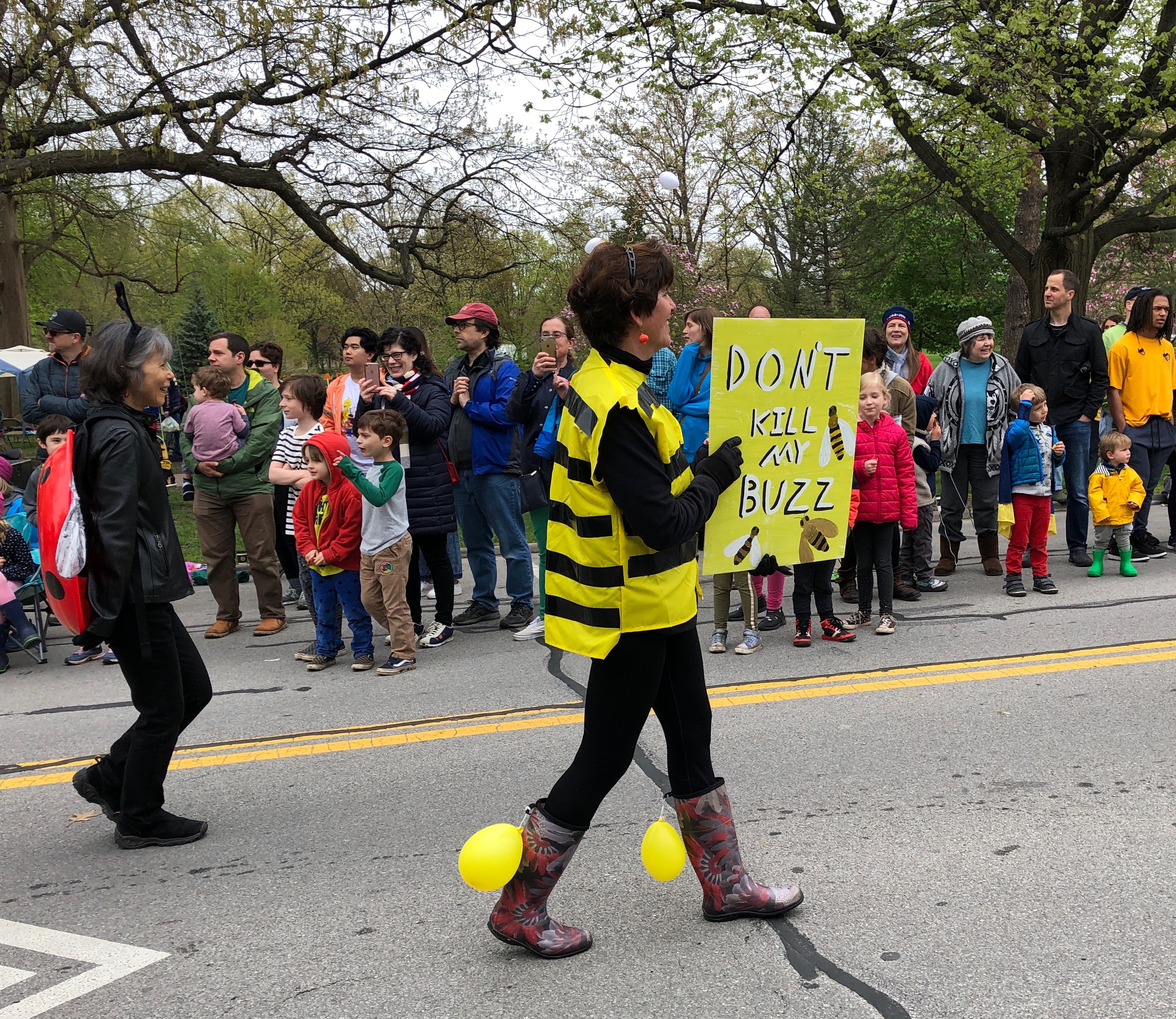 Bee Costume "Don't Kill My Buzz" Big Parade 2019.jpg