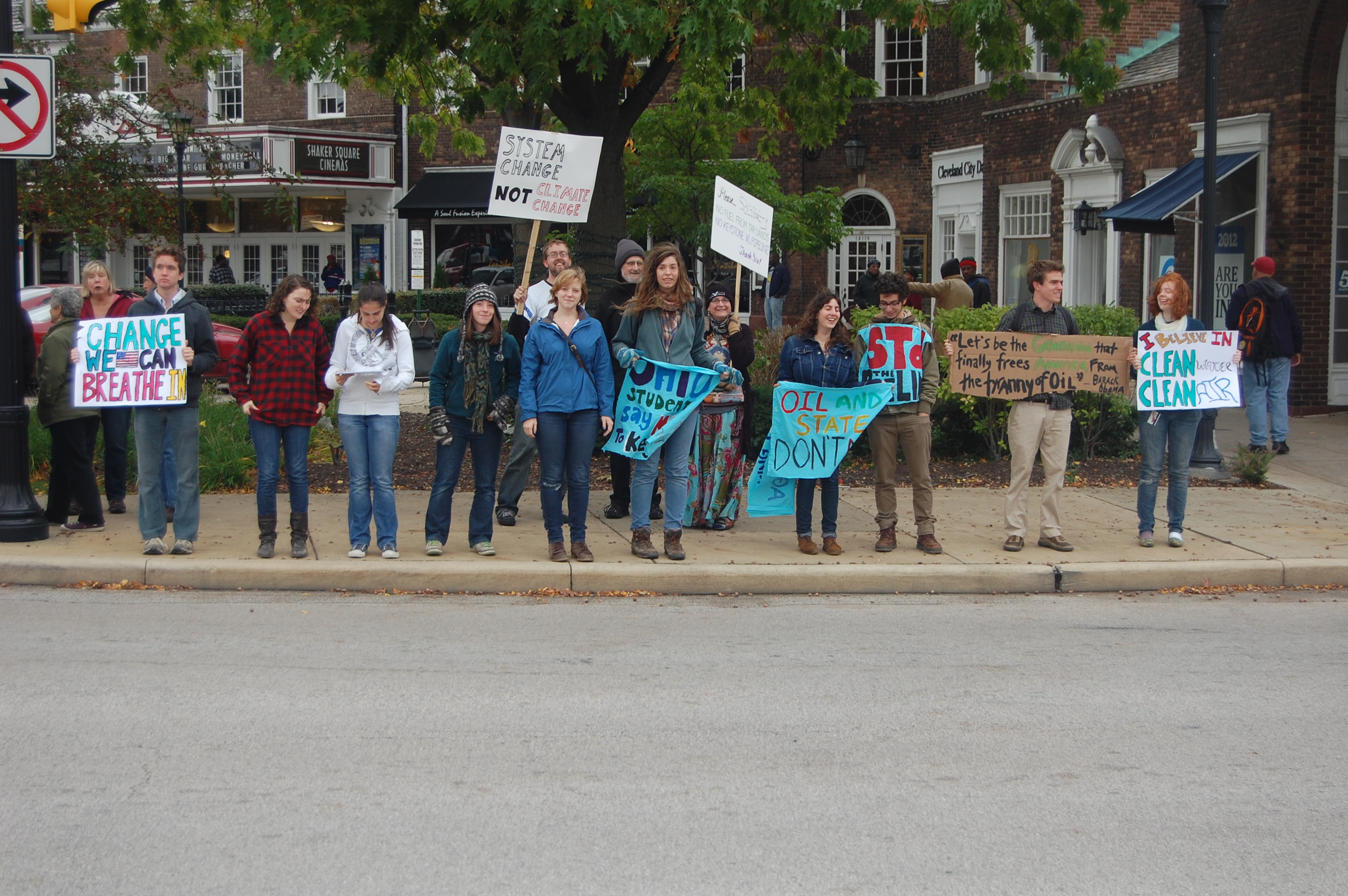 Keystone XL Pipeline Protest in Cleveland