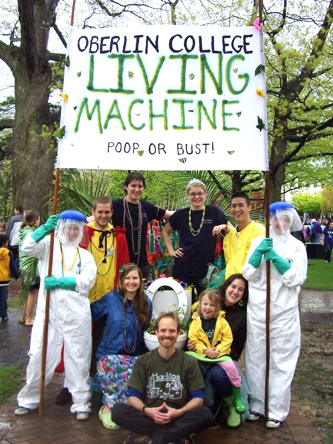 The Living Machine joins in the Big Parade festivities