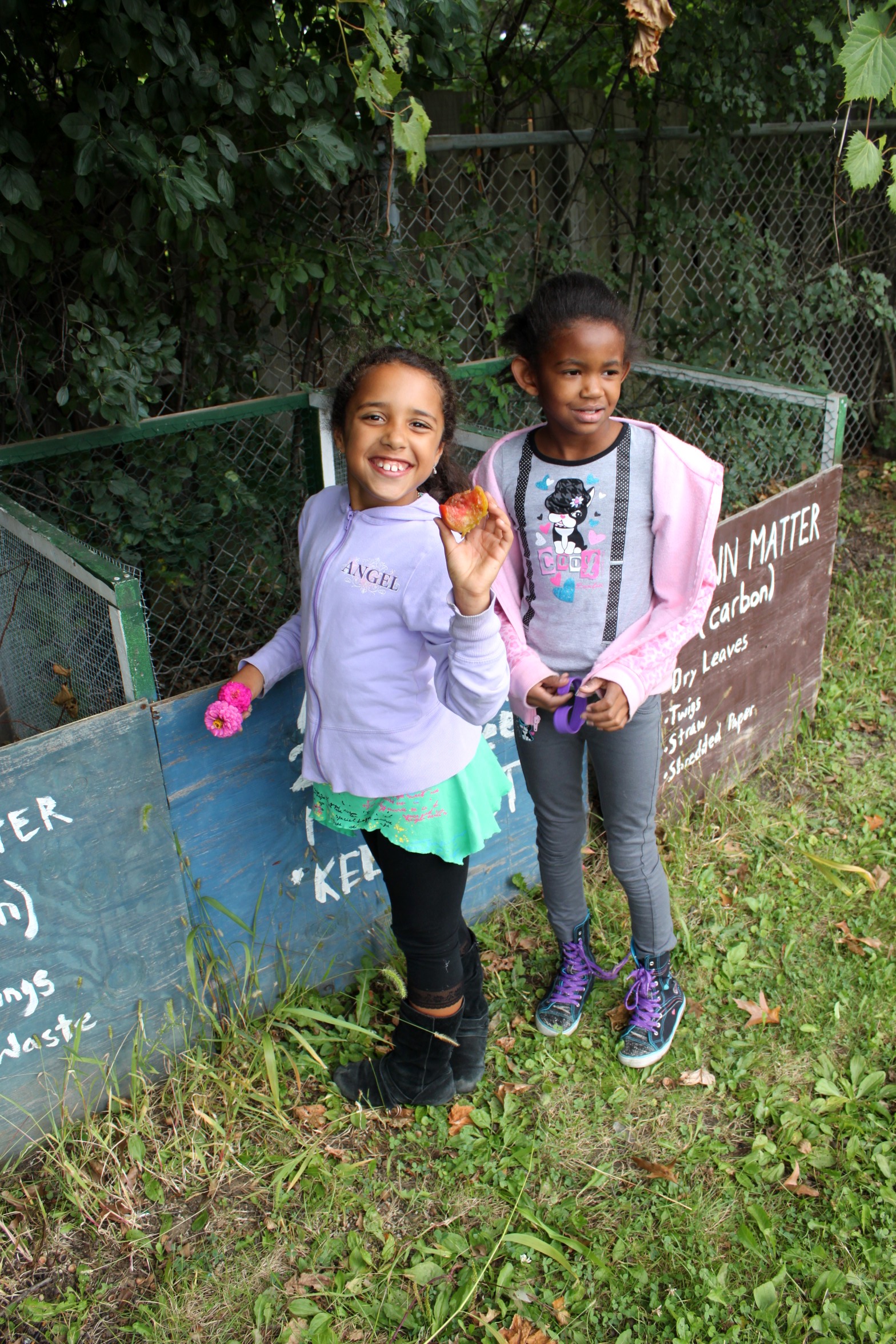 Composting at Prospect Learning Garden