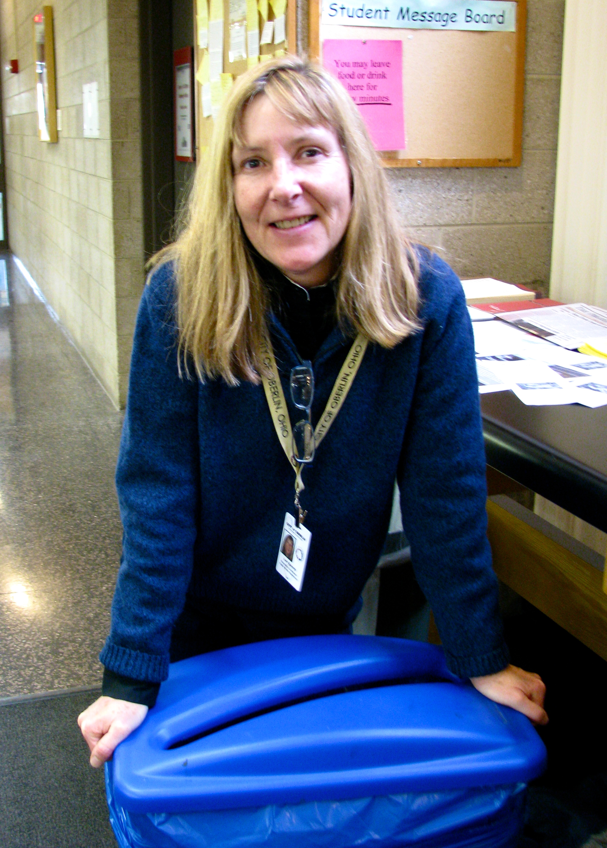 Lori Sprosty, City of Oberlin Recycling Coordinator