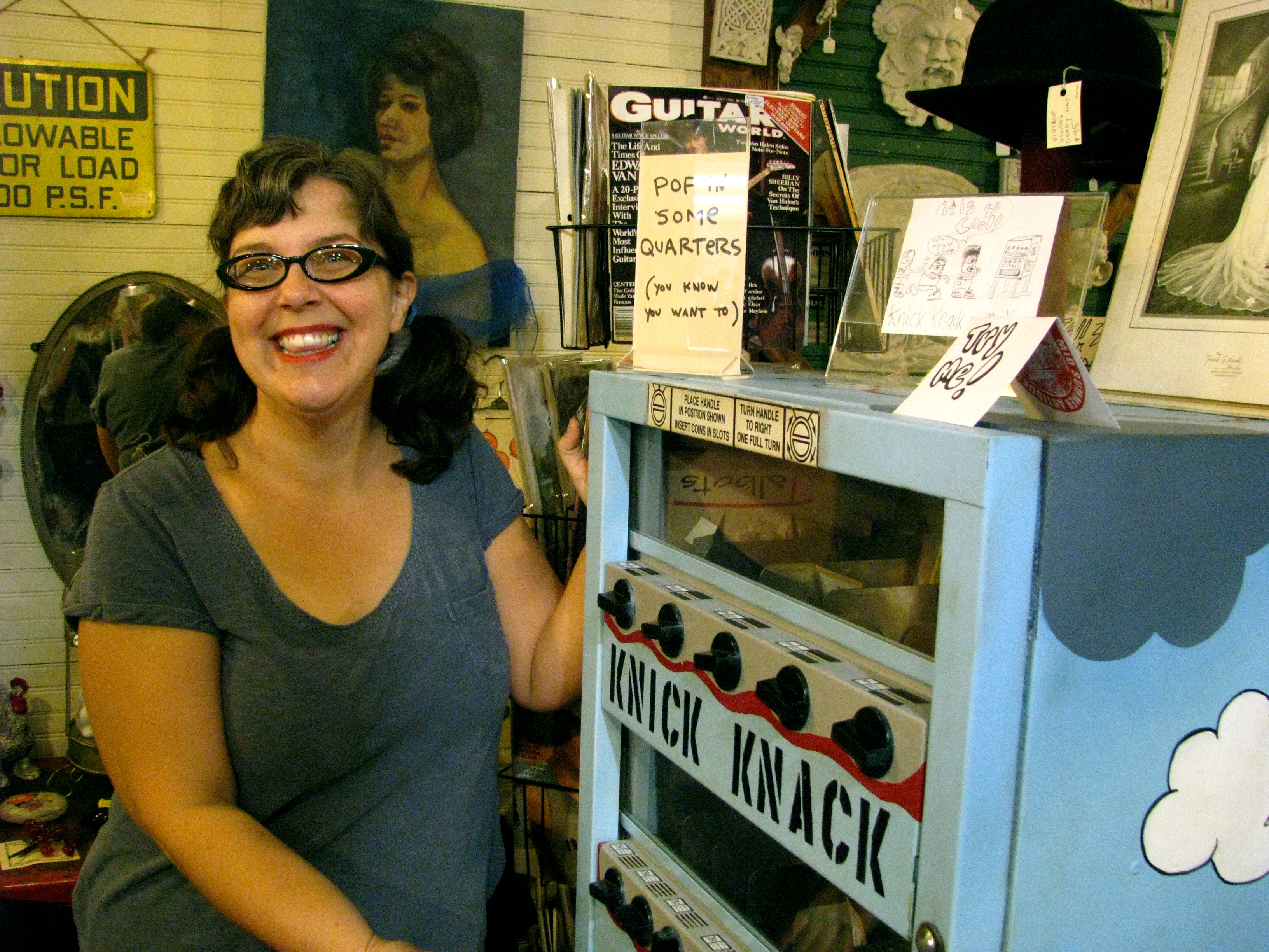 Ratsy in her Vintage Store