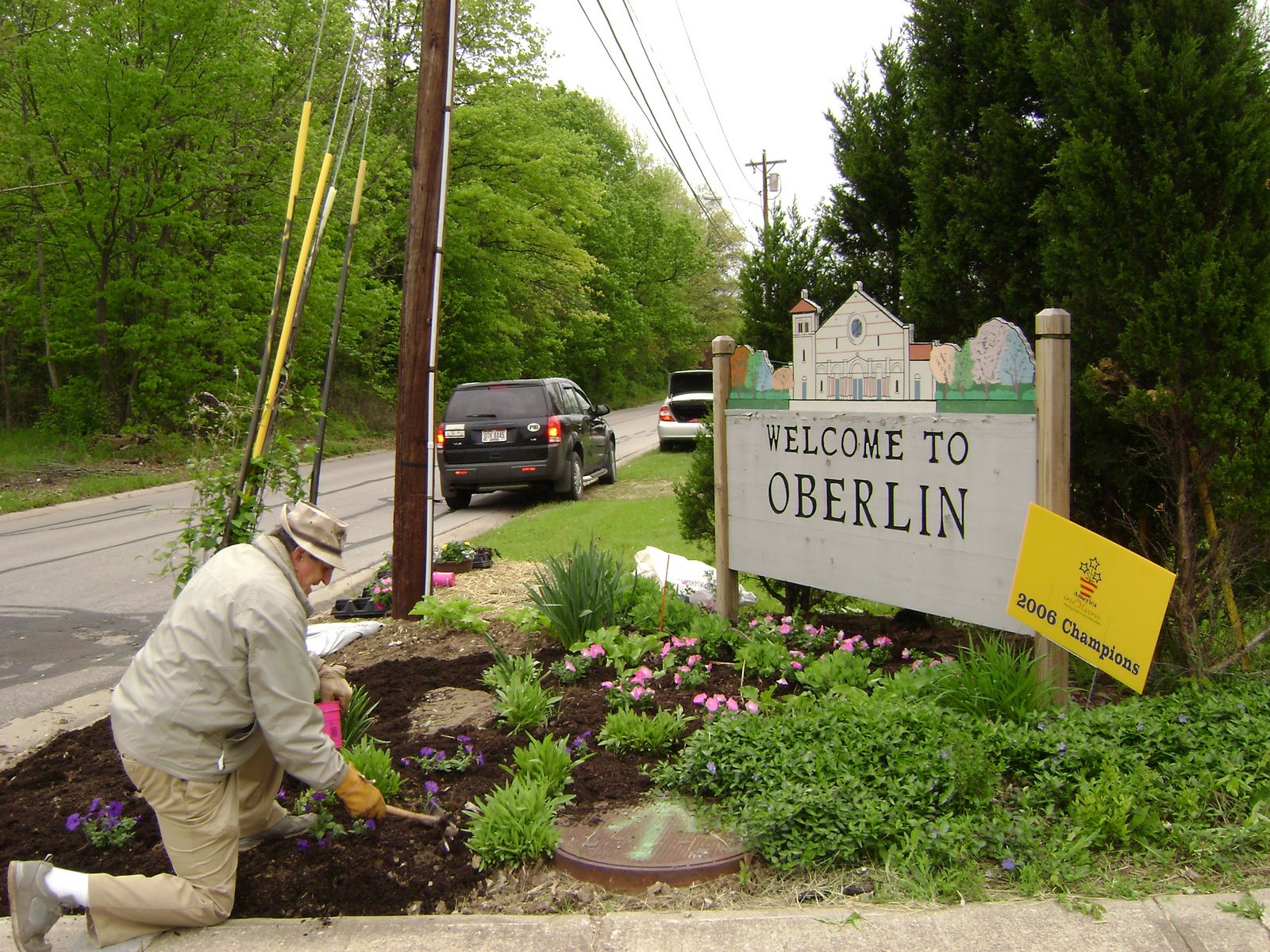 Resident plants flowers for America in Bloom competition 2008